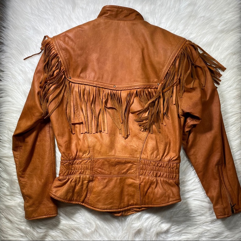 Vintage Wilson’s leather fringe jacket joe exotic